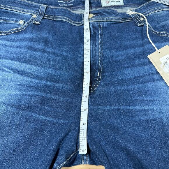 AG Adriano Goldschmied NWT Everett Slim Straight Jeans Size 40 x 33 Dark Blue - Picture 11 of 12